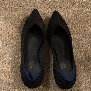 Rothy’s Black Flats with Pointed Toe